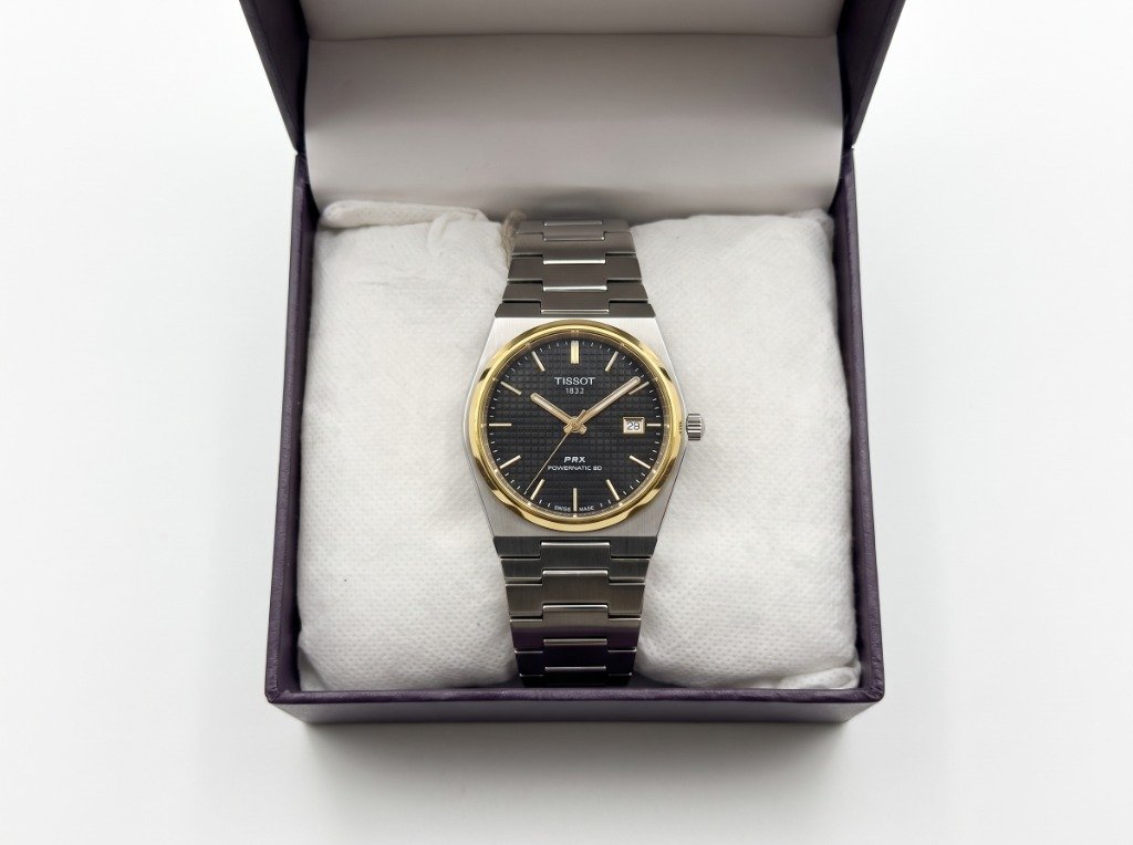 MD Two-Tone PRX Black Tapisserie Watch